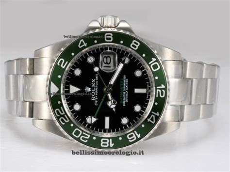 rolex di ceramica con numeri verdi|GMT.